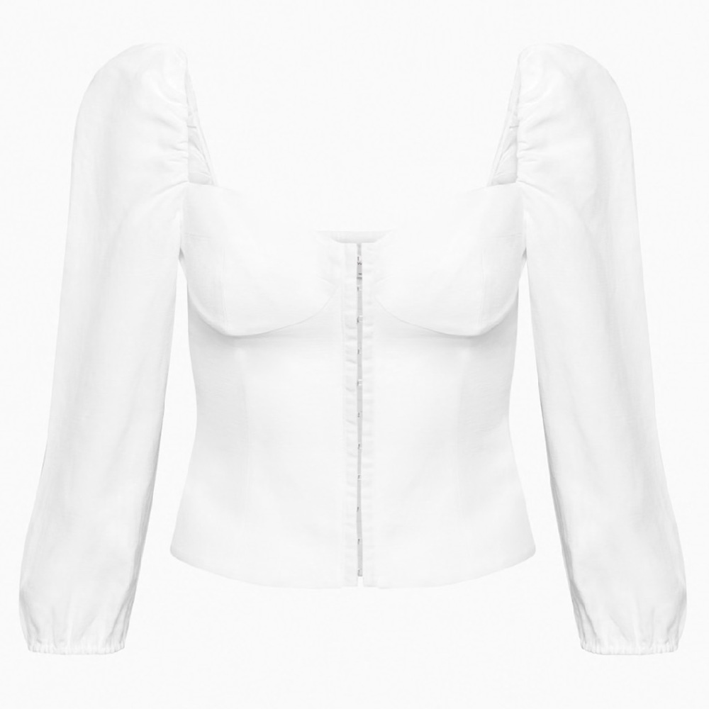 Wilfred Muse white linen blouse